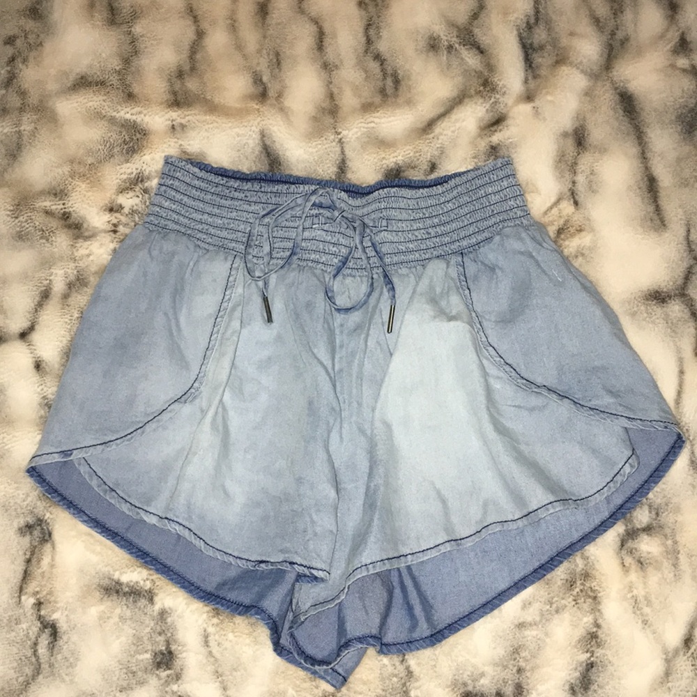 Cute, comfy, flowy denim shorts